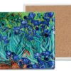 Podkładka ceramiczna, kwadratowa - V. van Gogh, Irysy (CARMANI)
