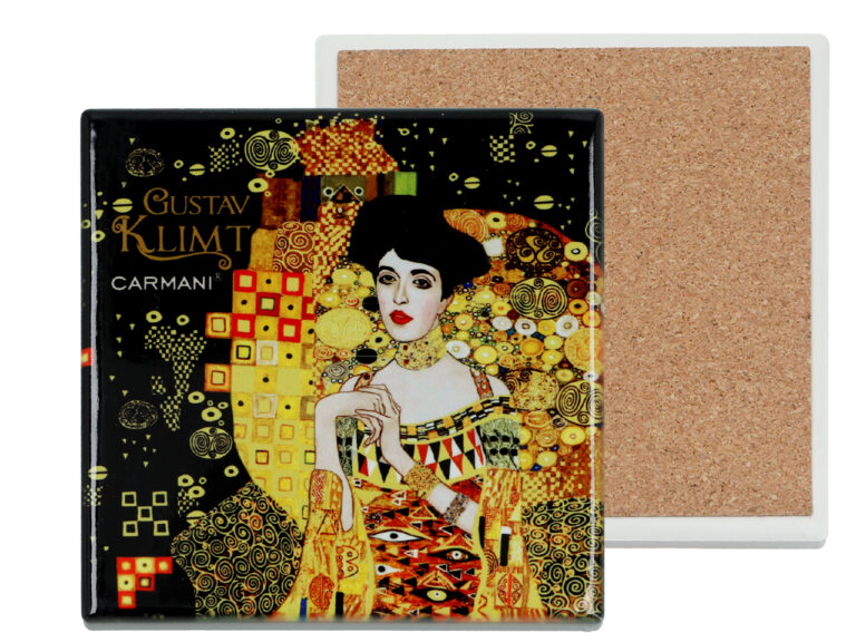 Podkładka ceramiczna, kwadratowa - G. Klimt, Adela (CARMANI)