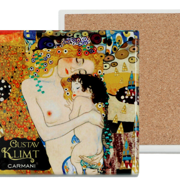 Podkładka ceramiczna, kwadratowa - G. Klimt, Macierzyństwo (CARMANI)