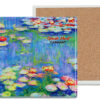 Podkładka ceramiczna, kwadratowa - C. Monet, Lilie wodne (CARMANI)