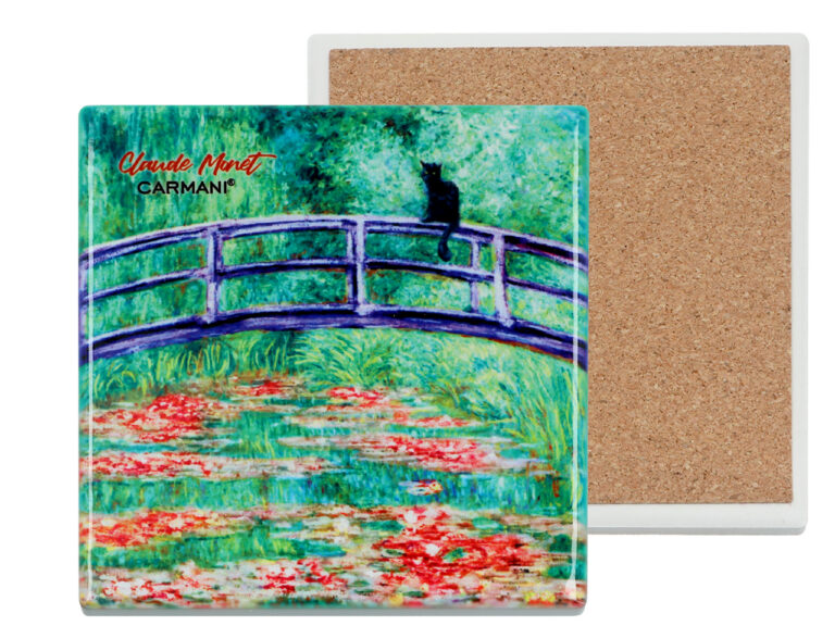 Podkładka ceramiczna, kwadratowa - Inspirowane malarstwem C. Monet, (CARMANI)