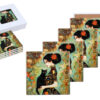 Kpl. 4 Podkładek ceramicznych - Inspirowane malarstwem G. Klimt (CARMANI)