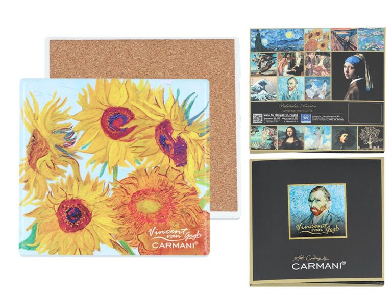 Podkładka ceramiczna - V. van Gogh, Słoneczniki (CARMANI)