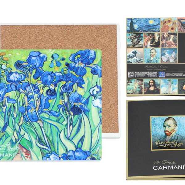 Podkładka ceramiczna - V. van Gogh, Irysy (CARMANI)