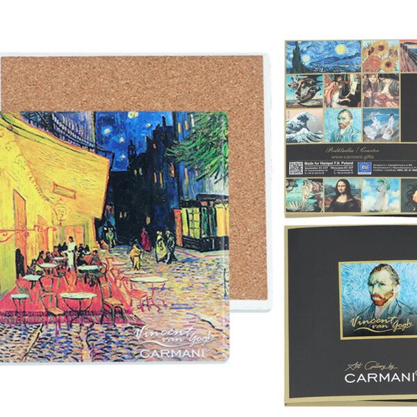 Podkładka ceramiczna - V. van Gogh, Taras kawiarni w nocy (CARMANI)