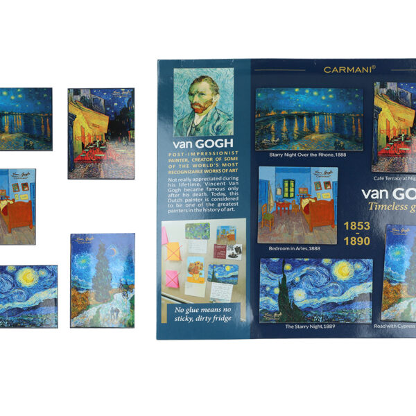 Kpl. 5 magnesów - V. van Gogh (CARMANI)