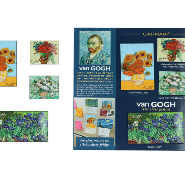 Kpl. 4 magnesów - V. van Gogh (CARMANI)