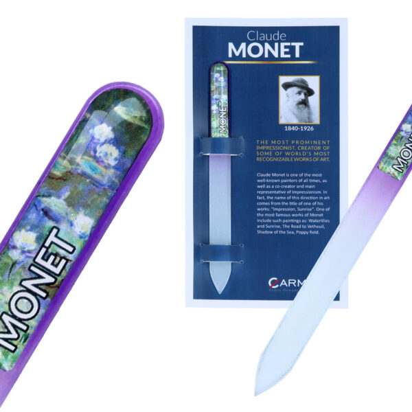 Szklany pilniczek do paznokci - C. Monet - Nanufary (CARMANI)