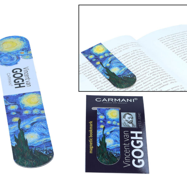 Zakładka magnetyczna - V. van Gogh, Gwiaździsta Noc (CARMANI)
