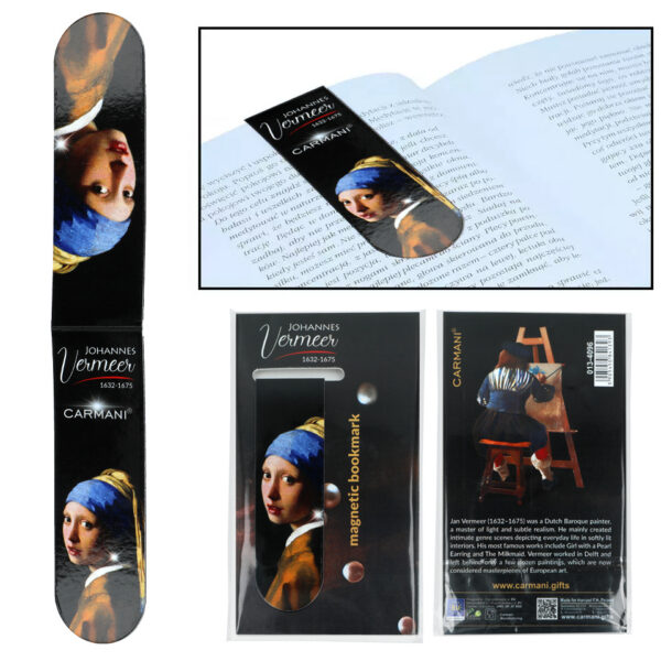 Zakładka magnetyczna - J. Vermeer, Kobieta z perłą (CARMANI)