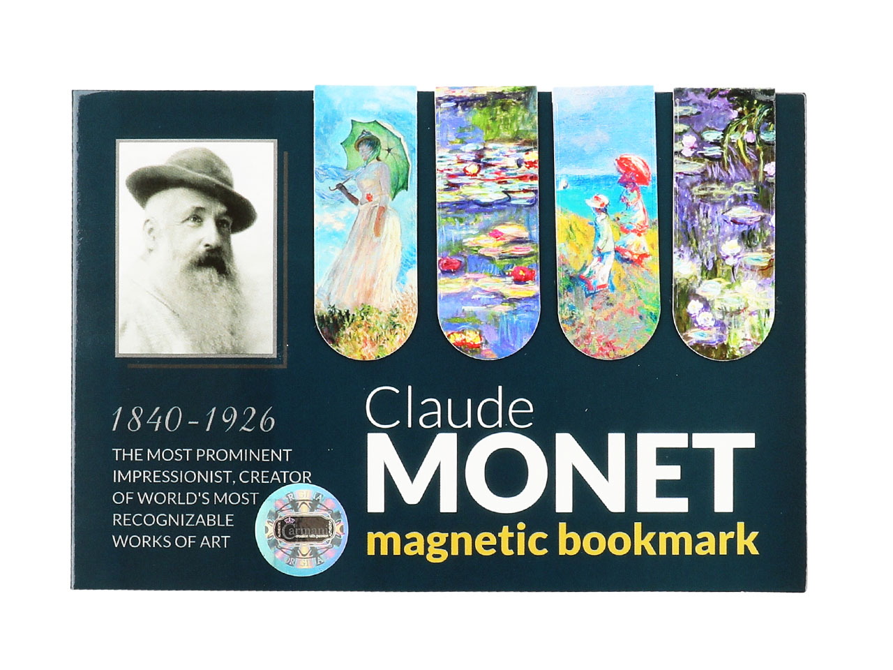 Kpl. 4 zakładek magnetycznych - C. Monet (CARMANI) - obrazek 3