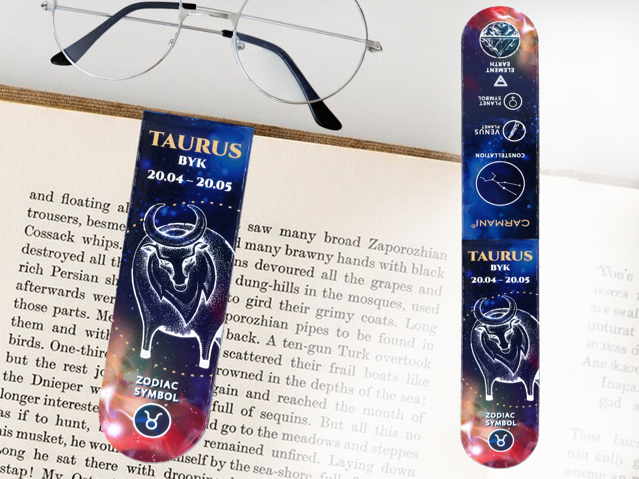 Zakładka magnetyczna - Znaki zodiaku, Byk (CARMANI) - obrazek 4