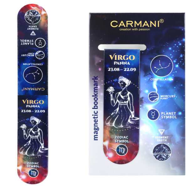 Zakładka magnetyczna - Znaki zodiaku, Panna (CARMANI)