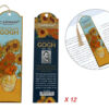 Kpl. 12 zakładek do książki - V. van Gogh, Słoneczniki (CARMANI)