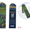 Kpl. 12 zakładek do książki - V. van Gogh, Irysy (CARMANI)