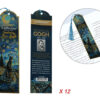 Kpl. 12 zakładek do książki - Inspirowana malarstwem V. van Gogh (CARMANI)