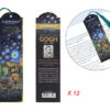Kpl. 12 zakładek do książki - Inspirowana malarstwem V. van Gogh (CARMANI)