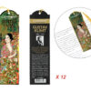 Kpl. 12 zakładek do książki - G. Klimt, Tancerka (CARMANI)