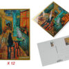 Kpl. 12 pocztówek - inspirowana malarstwem V. van Gogh (CARMANI)