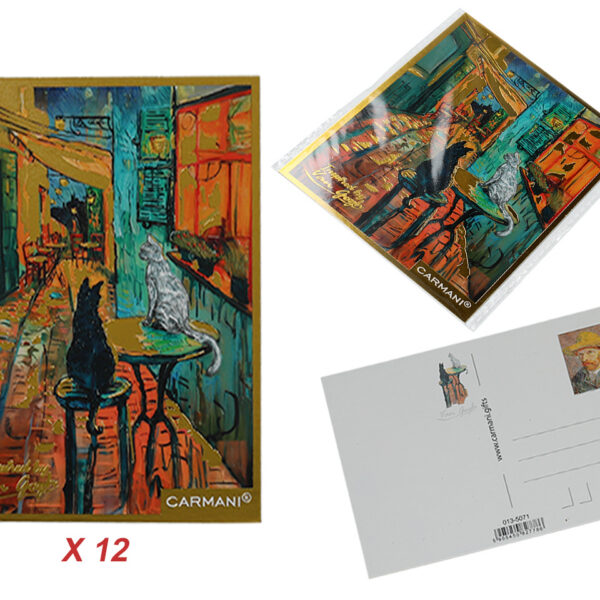 Kpl. 12 pocztówek - inspirowana malarstwem V. van Gogh (CARMANI)