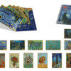 Kpl. 12 pocztówek w ozdobnej teczce - V. van Gogh, mix wzorów (CARMANI)