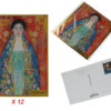 Kpl. 12 pocztówek - G. Klimt, Panny Lieser (CARMANI)