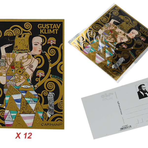 Kpl. 12 pocztówek - G. Klimt, Oczekiwanie (CARMANI)