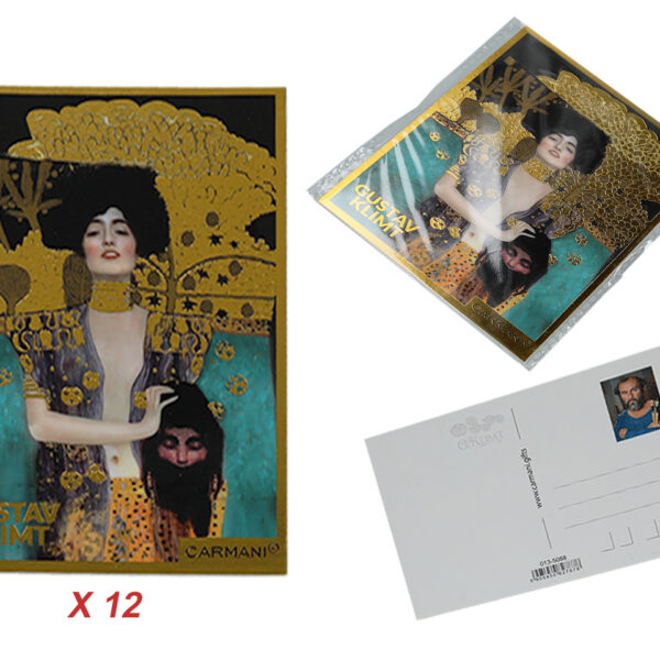 Kpl. 12 pocztówek - G. Klimt, Judyta (CARMANI)