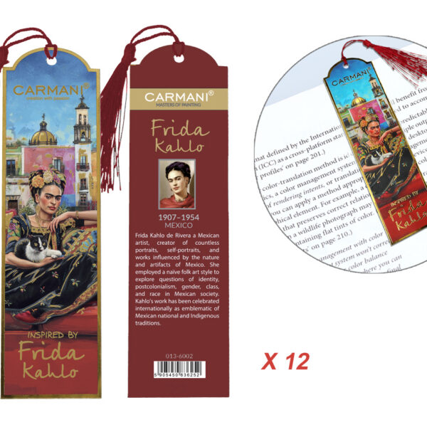 Kpl. 12 zakładek do książki - F. Kahlo (CARMANI)
