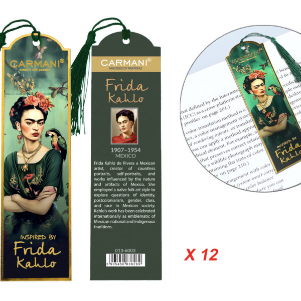 Kpl. 12 zakładek do książki - F. Kahlo (CARMANI)