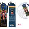 Kpl. 12 zakładek do książki - F. Kahlo (CARMANI)