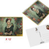 Kpl. 12 pocztówek - F. Kahlo (CARMANI)