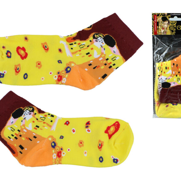 Skarpetki - G. Klimt, Pocałunek (CARMANI)