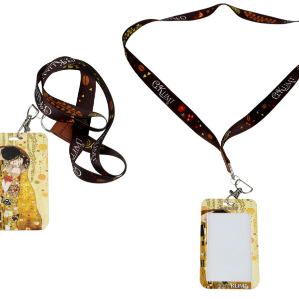 Etui na kartę/identyfikator - G. Klimt, Pocałunek (CARMANI)