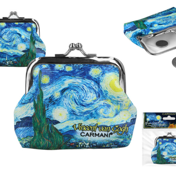 Portfelik mały - V. van Gogh, Gwiaździsta Noc (CARMANI)