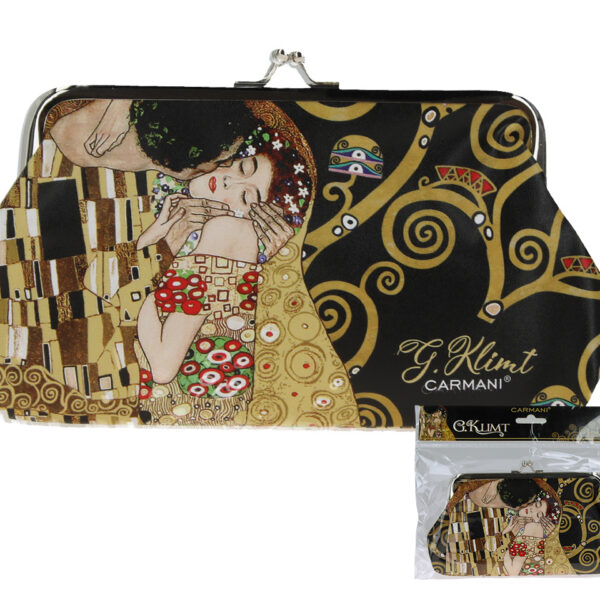 Portfelik duży - G. Klimt, Pocałunek (CARMANI)