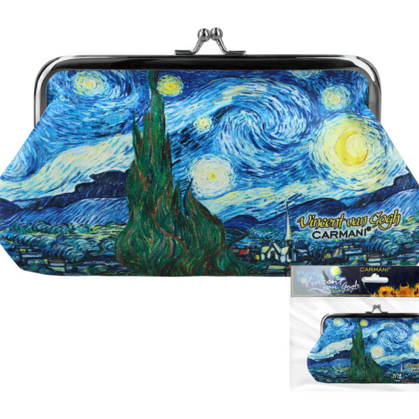 Portfelik duży - V. van Gogh, Gwiaździsta Noc (CARMANI)