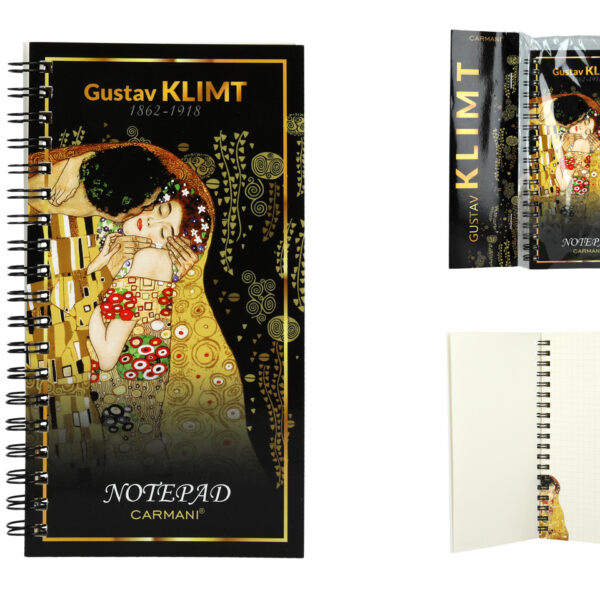 Notatnik - G. Klimt, Pocałunek (CARMANI)