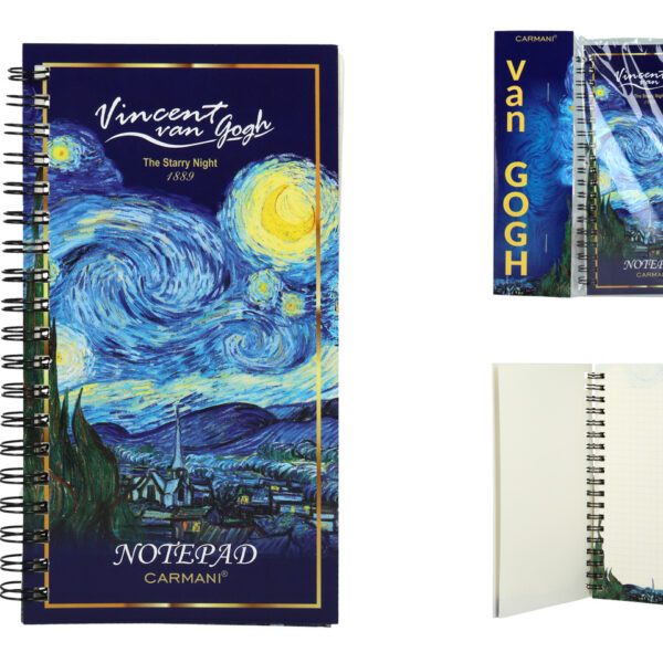 Notatnik - V. van Gogh, Gwiaździsta Noc (CARMANI)