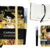 Notes A7 - G. Klimt, Adela + Pocałunek (CARMANI)