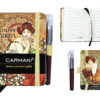 Notes A7 - A. Mucha, Kamienie szlachetne Topaz i Szmaragd (CARMANI)