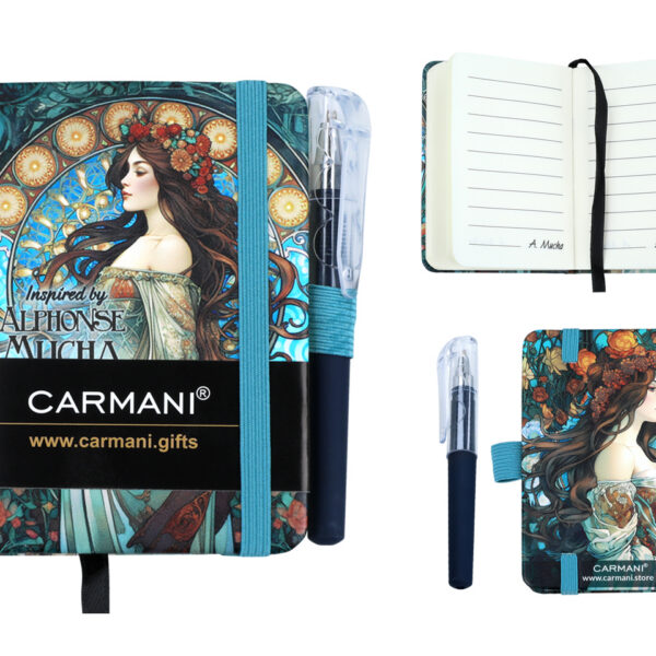 Notes A7 - inspirowany malarstwem A. Mucha (CARMANI)