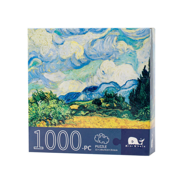Puzzle - V. van Gogh, Droga z cyprysami, 1000 elementów