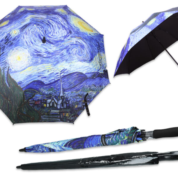Parasol automatyczny - V. van Gogh, Gwiaździsta noc (CARMANI)