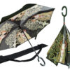 Parasol odwrotnie otwierany - G. Klimt, Pocałunek + Drzewo (CARMANI)