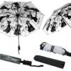 Parasol automatyczny, składany - Kocie wariacje (dekoracja pod spodem) (CARMANI)