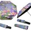 Parasol automat, składany - C. Monet, Lilie wodne (dekoracja na wierzchu) (CARMANI)
