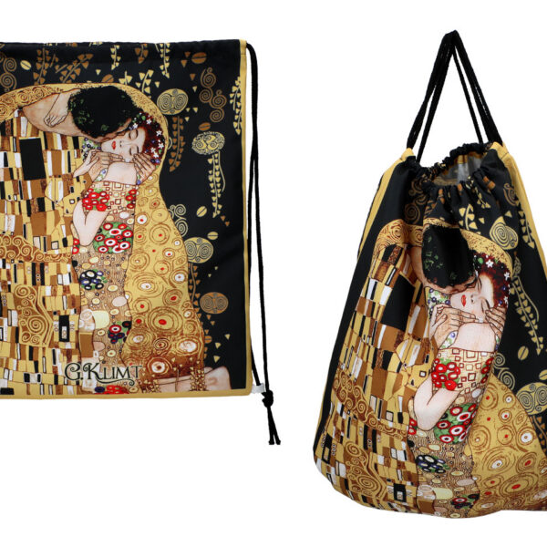 Worek na plecy - G. Klimt, Pocałunek (CARMANI)