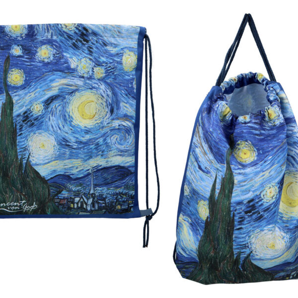 Worek na plecy - V. van Gogh, Gwiaździsta Noc (CARMANI)