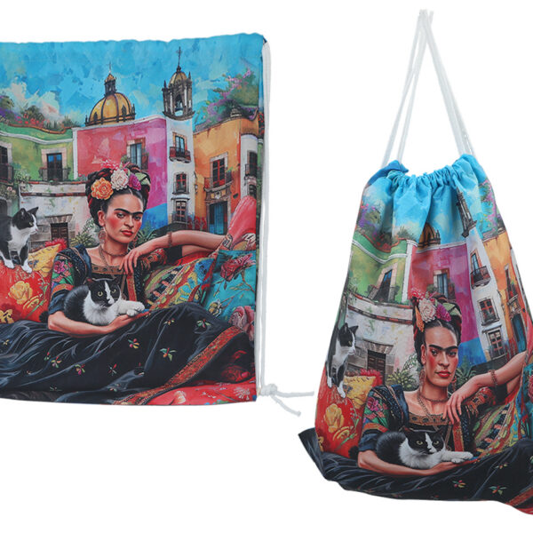 Worek na plecy - F. Kahlo (CARMANI)